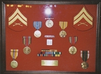 Photo of Ernie Kirk's Medals